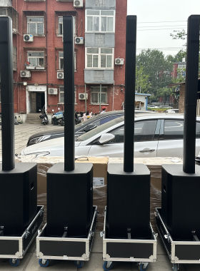 北京音响租赁德国SE美高A6L音柱系统搭配雅马哈16XU路专业调音台