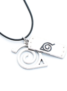 项链合金动漫饰品鸣人忍者晓组织红云巨人时尚吊坠亚马逊