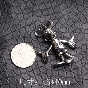 米老鼠合金吊坠配件男女学生项链工装吊坠毛衣链情侣闺蜜唐老鸭