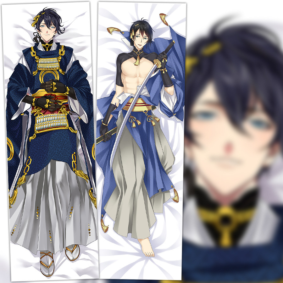 刀剑乱舞三日月宗近等身抱枕方枕睡枕腐女动漫周边来图定制diy