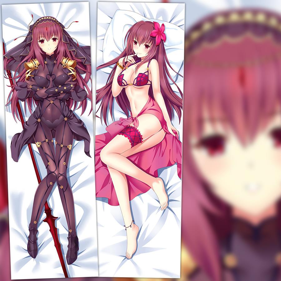 原创 Fate Grand Order 斯卡哈 师匠 fgo 2WT动漫等身抱枕套 靠枕