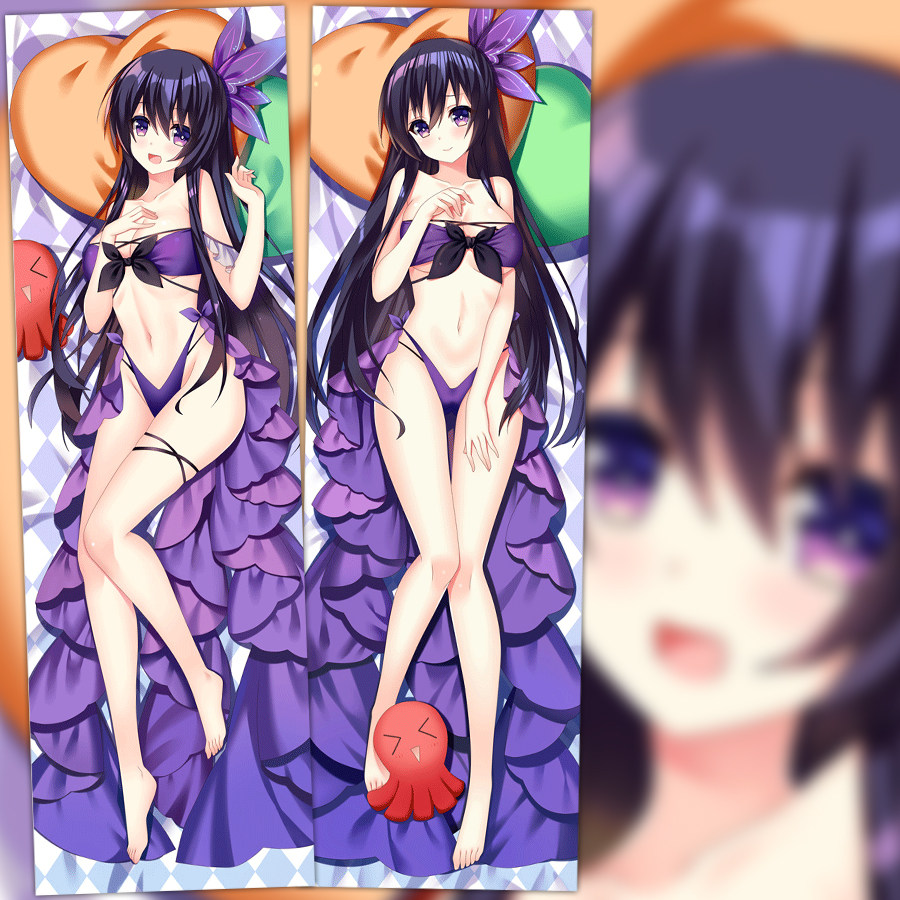 约会大作战夜刀神十香等身抱枕全身来图定制二次元动漫周边长靠枕