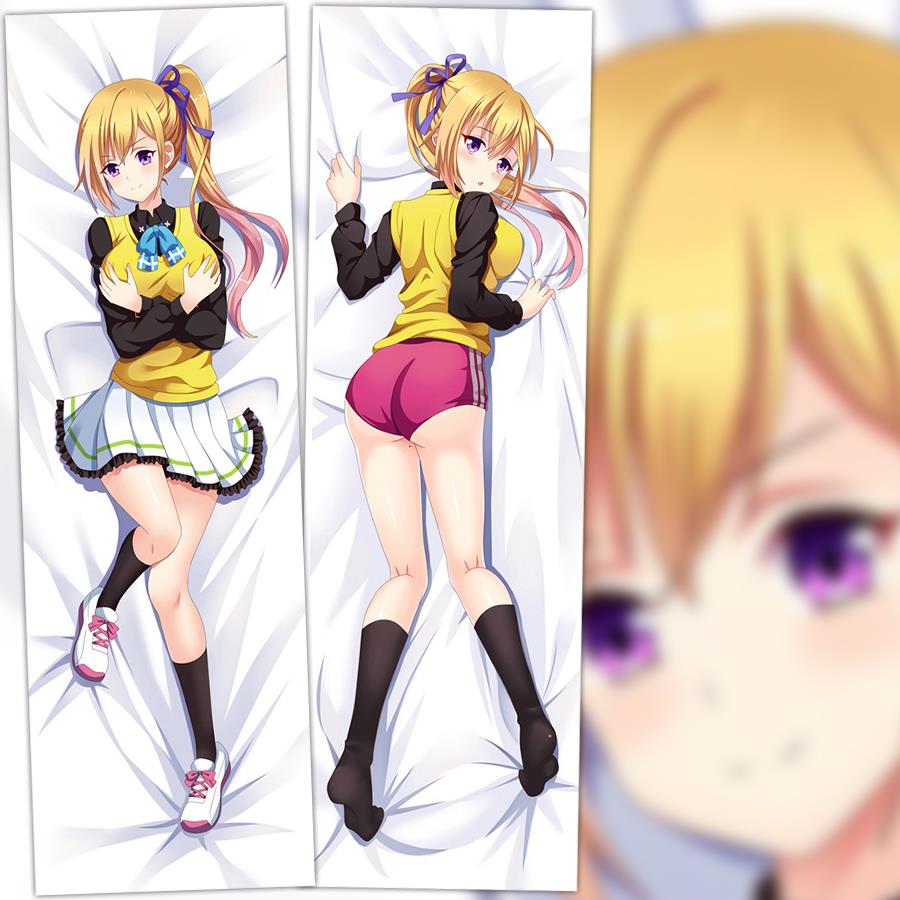 无彩限的怪灵世界 川神舞 动漫等身抱枕 2WT抱枕套 靠枕方枕