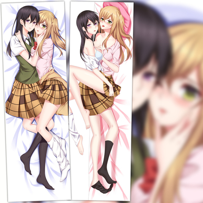 蓝原柚子芽衣柑橘味香气Citrus周边等身动漫抱枕双面定做枕套含芯