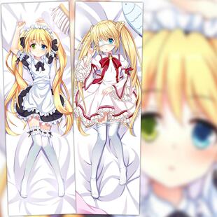 Rewrite 中津静流 妹抖女仆 动漫等身抱枕 2WT抱枕套 靠枕方枕