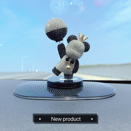 暴力熊汽车摆件气球熊车用摆台