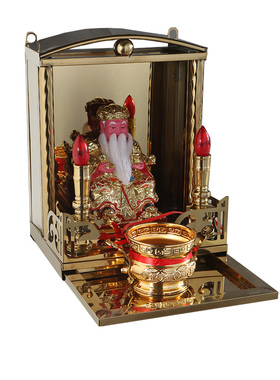 金色不锈钢佛龛挂挂墙防晒柜子小