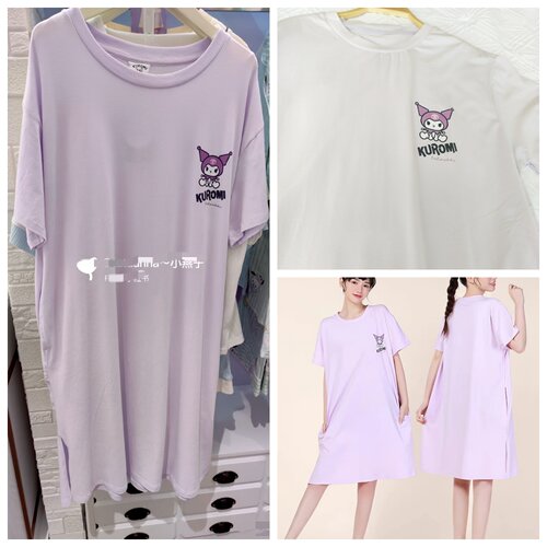 莫代尔棉夏季薄款女睡裙库洛米
