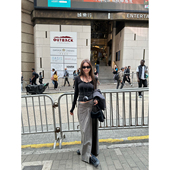 巴黎时代 自由调节水洗工装 半身裙女春季 NanaByNana 围片式 伞裙