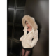 NanaByNana 冰岛极夜 貉子毛90白鸭绒连帽羽绒服女冬保暖外套