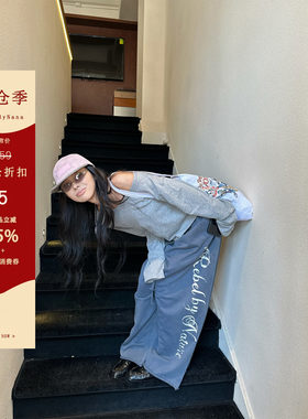 【5折粉丝福利】高支100棉基础款斜肩T恤女夏露肩上衣