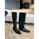 NanaByNana【漫画腿精】尖头骑士靴子女秋冬大筒围显瘦直筒长靴