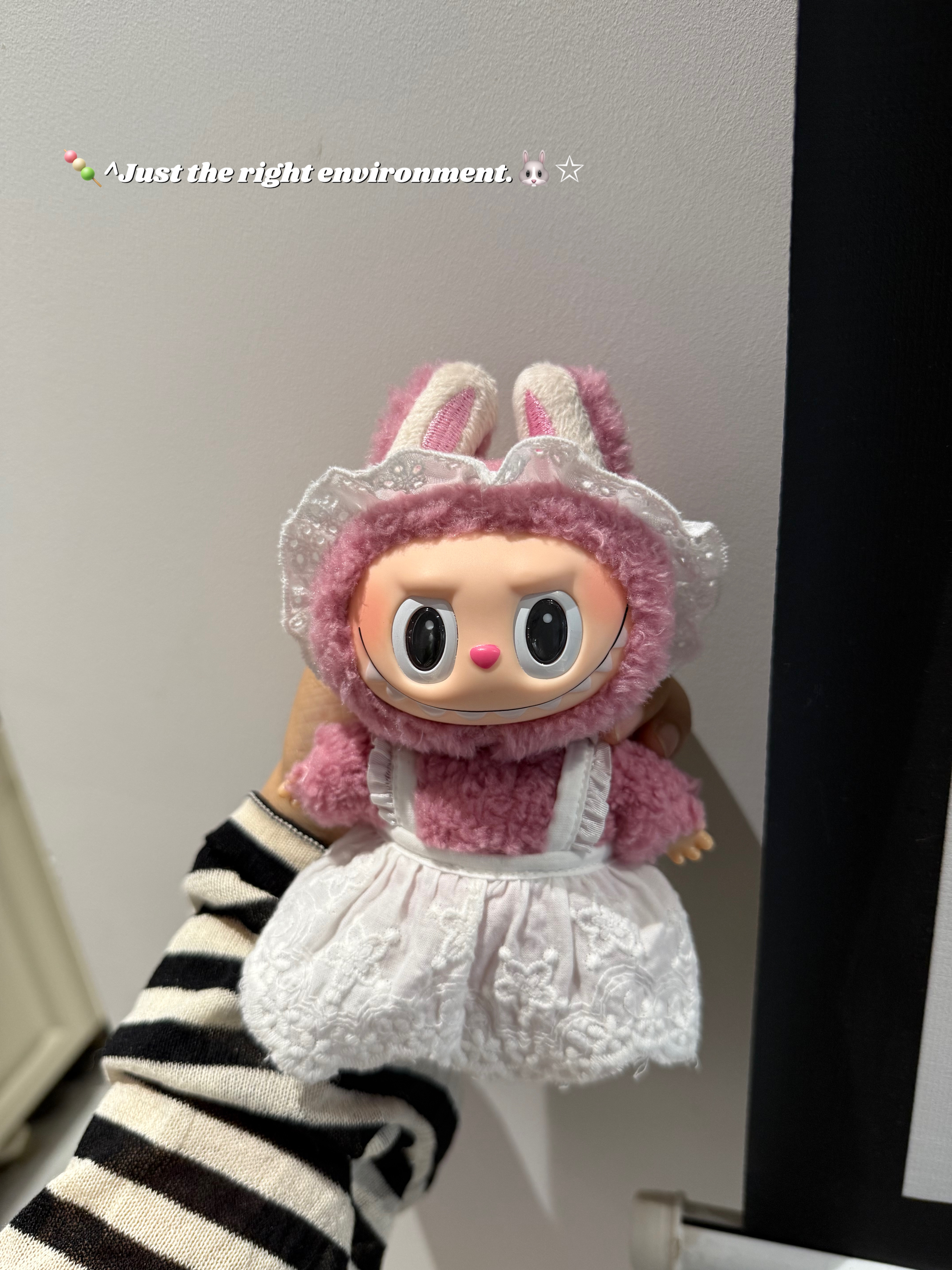 拉布布一代二代三代娃衣可爱卡通少女心可爱公主小香连衣裙