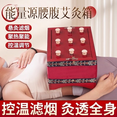 能量源腰腹家用随身灸箱龙骨督脉背美容院隔姜大熏蒸仪滤烟艾灸盒