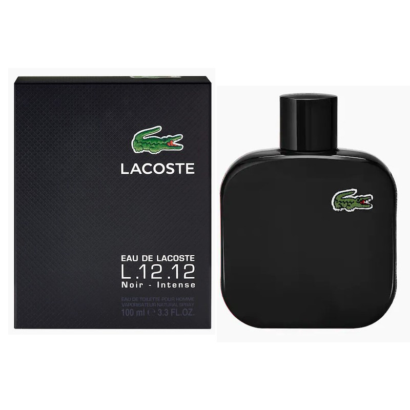 lacoste  noir intense拉科斯特鳄鱼黑色男士淡香水100ml馥奇清新