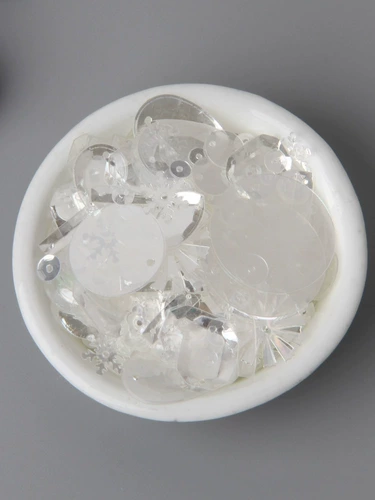 DIY ручной работы прозрачные блестки Хрустальные бусы, обувь, шляпы, декоративные материалы свадебные аксессуары для красоты