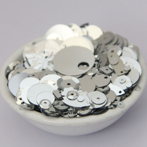 银色亮片DIY材料包饰品手工配件