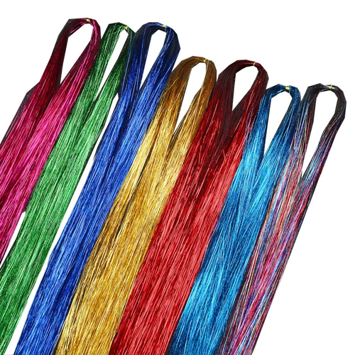 Детский парик, пучки волос, блестящий слиток, наращивание волос, пряди волос, в корейском стиле, не оставляет следов