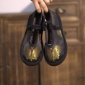 休闲养脚透气盘扣——金蝴蝶 新款 布鞋 透气非遗2025年春季