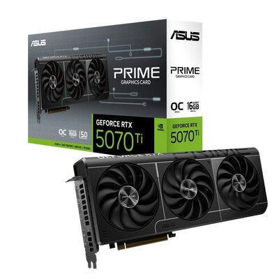 全新未拆封华硕RTX5070TI O16G  OC电竞直播运算独立显卡海外版