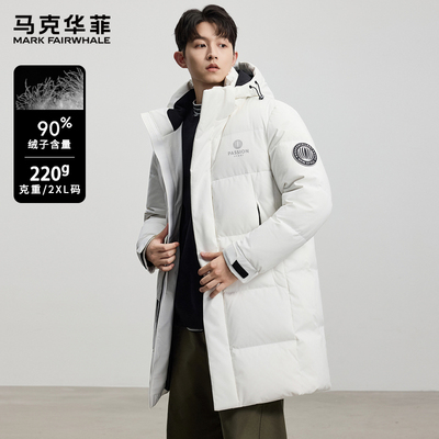 马克华菲240克高充绒羽绒服男