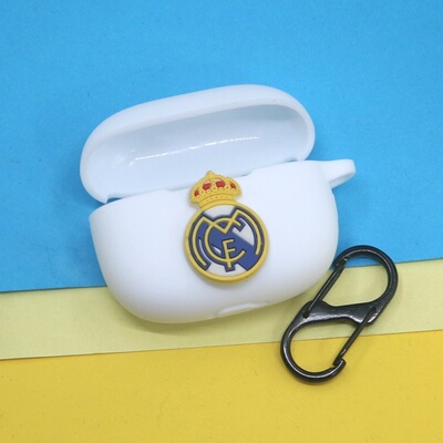 适用声阔AeroClip开放式耳机不入耳蓝牙耳机保护套潮酷个性足球队标皇马利物浦阿森纳AC国际米兰硅胶软壳