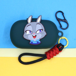 适用JBL Endurance Peak 3/2蓝牙耳机保护套潮酷可爱萌卡通动漫疯狂动物城尼克朱迪连体硅胶软壳