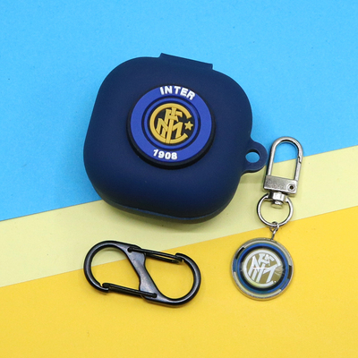 适用三星Buds2Pro蓝牙耳机保护套BudsLive潮酷足球队标皇马国际AC米兰阿森纳热刺梅西C罗挂饰硅胶软壳