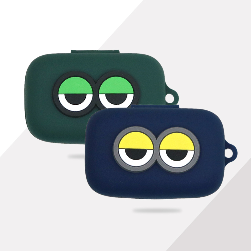 适用SENNHEISER/森海塞尔 MOMENTUM 3无线蓝牙耳机保护套4代潮酷个性创意卡通呆卖萌瞌睡大眼睛硅胶软壳