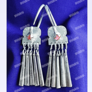 凉山彝族耳环少数民族耳环弥勒阿细耳环佤族耳饰纯手工耳环爆款