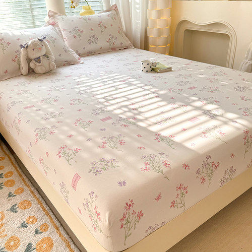 定做全棉床笠女生床套1.2x1.35x1.5x1.9床罩1.8x2×2.2榻榻米床包