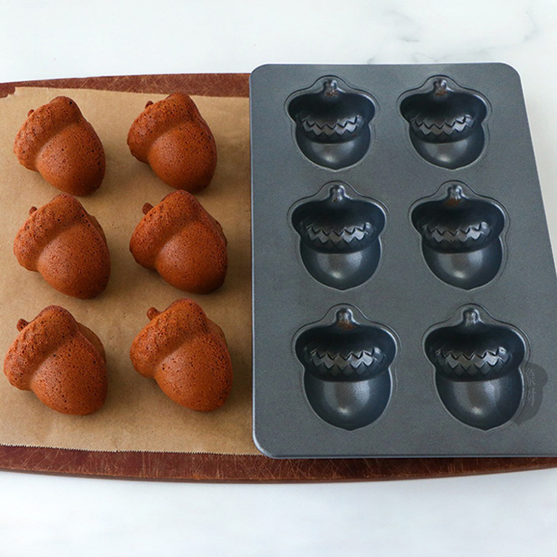 日式橡果松果磅蛋糕玛德琳烤盘