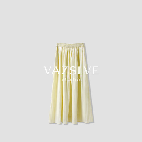 【VAZSLVE/全新奢品】捡漏a字舒适中长款宽松百搭半身裙-6CDPH871