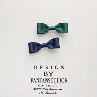 英伦范蝴蝶结发夹发饰留海夹边夹顶夹盘发弹簧夹头饰品鸭嘴夹