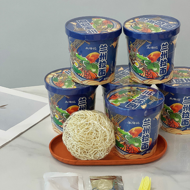 众嗨记兰州拉面6桶非油炸方便面