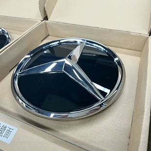 奔驰GLA CLA C GLC GLE GLS E级 CLS改装镜面车标中网大标前标