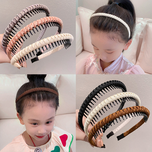 儿童发箍女童2025新款碎发整理神器发饰头箍不勒头小学生发卡头饰