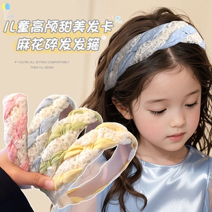儿童发箍女童不勒头宽边压发发捆2025新款防滑头窟女款头箍发卡女