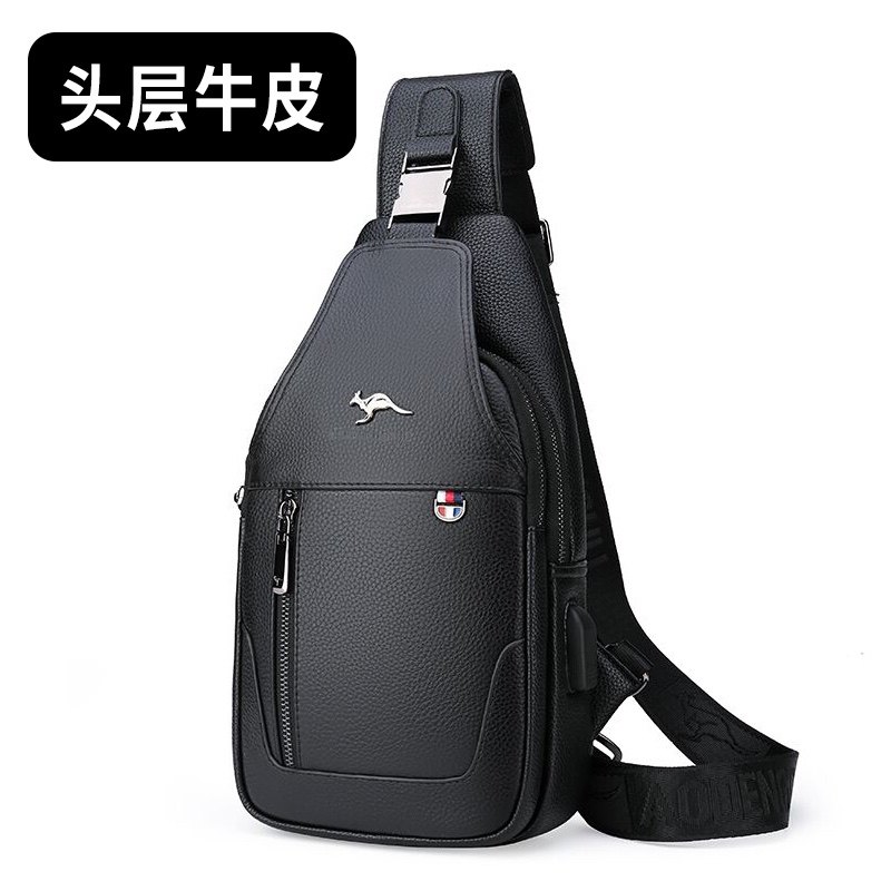 男新款头层牛皮男士胸包男包斜挎包真皮单肩包潮流休闲包小背包,箱包皮具/热销女包/男包,男士包袋,淘宝优惠券,粉丝福利购,淘宝优惠卷