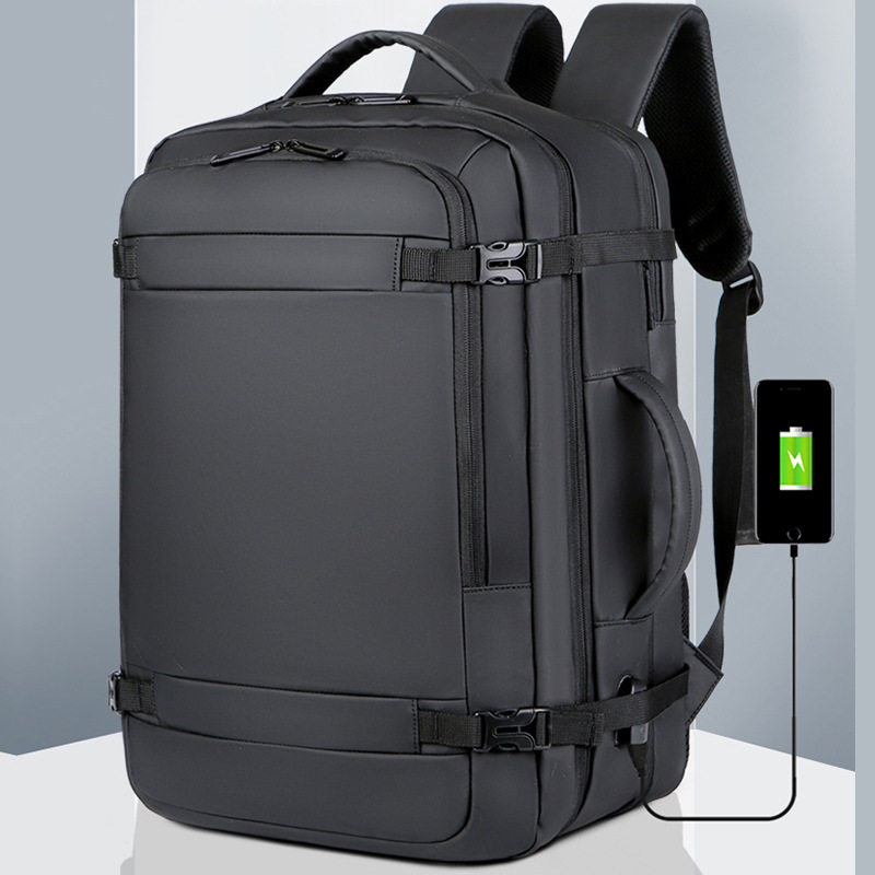 大容量旅行通勤大学生男款商务双肩包男电脑包背包商务通勤