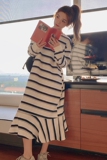 数据，26号出货，条纹荷叶摆卫衣裙151-1258-P125-K178，女装连衣裙，淑塔可可