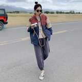现货数据好，撞色工装服女151-3017-P140-K198，女装棉衣/棉服，淑塔可可