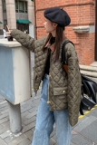 【新款，冬季菱格重工轻薄衣151-1273-P155-K228，女装棉衣/棉服，淑塔可可
