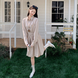 26年春季新款亮丝面料连衣裙151-1618-P140-K228，女装连衣裙，淑塔可可