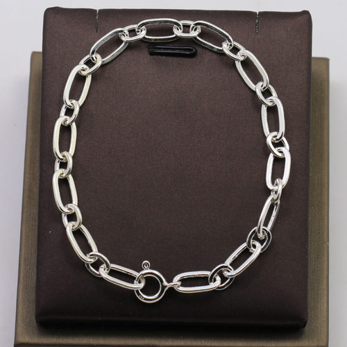 925银链子光面一拖一链