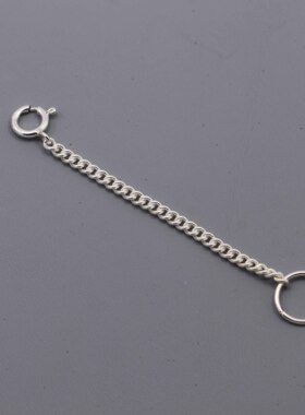 925银链条手工diy宽2.5mm侧身链