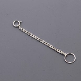 925银链条手工diy 宽2.5mm侧身链手链项链延长链子弹簧扣ot扣配件