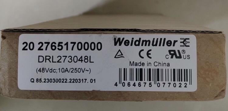 议价魏德米勒继电器 DRL273048L 2765170000 进店选购