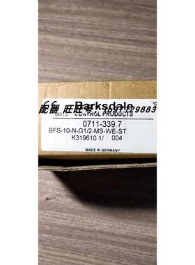 议价巴士德Barksdale压力开关0711-339.7 BFS-10-N-G1/2-MS-WE-ST