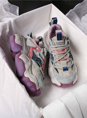 Heartthrob鞋子老爹百搭女小众运动鞋休闲新款女春季厚底鞋增高